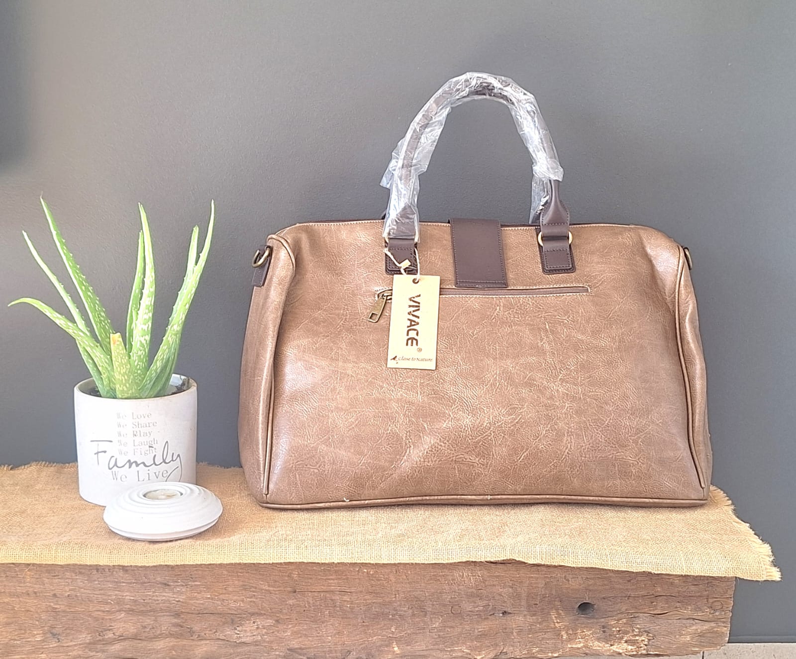 PU leather travel bag